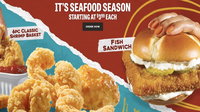 Fish Sandwiches And Shrimp Are Back For Seafood Season 2024 At Church's Chicken