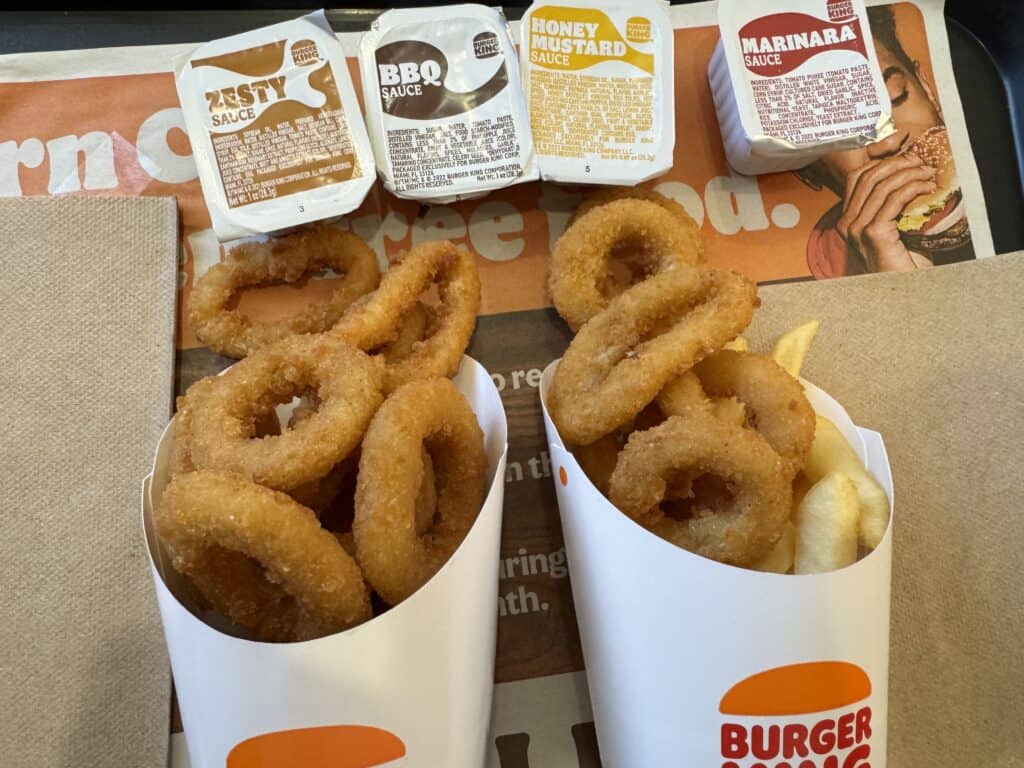 Burger King Halfsies Closeup