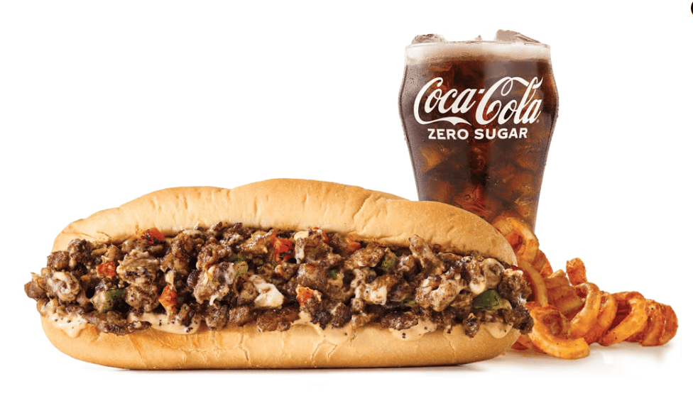 Arbys Angus Cheesesteak Meal