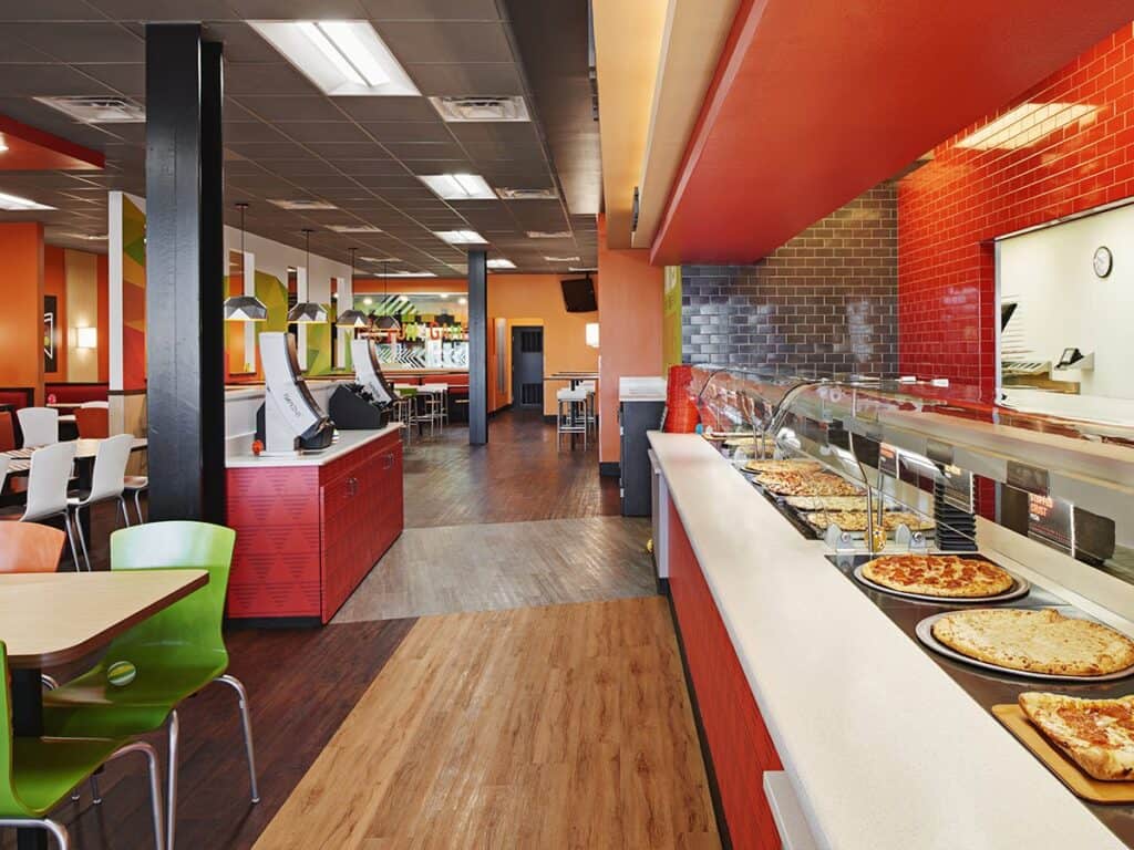 Cici's Pizza Store With Buffet Line