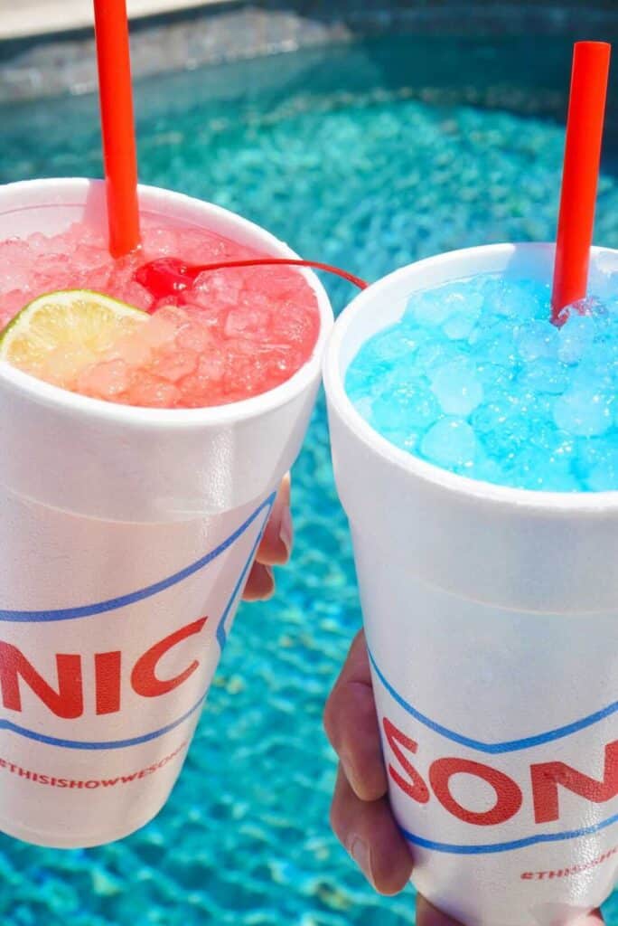 Sonic's Half Price Drinks Happy Hour