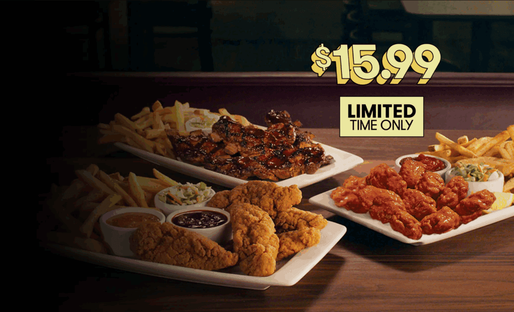Applebee's AYCE Boneless Wings, Riblets and Strips