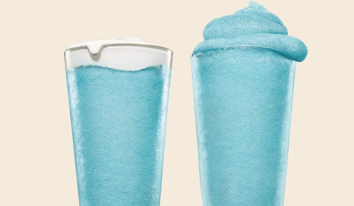 Burger King Frozen Cotton Candy Drink