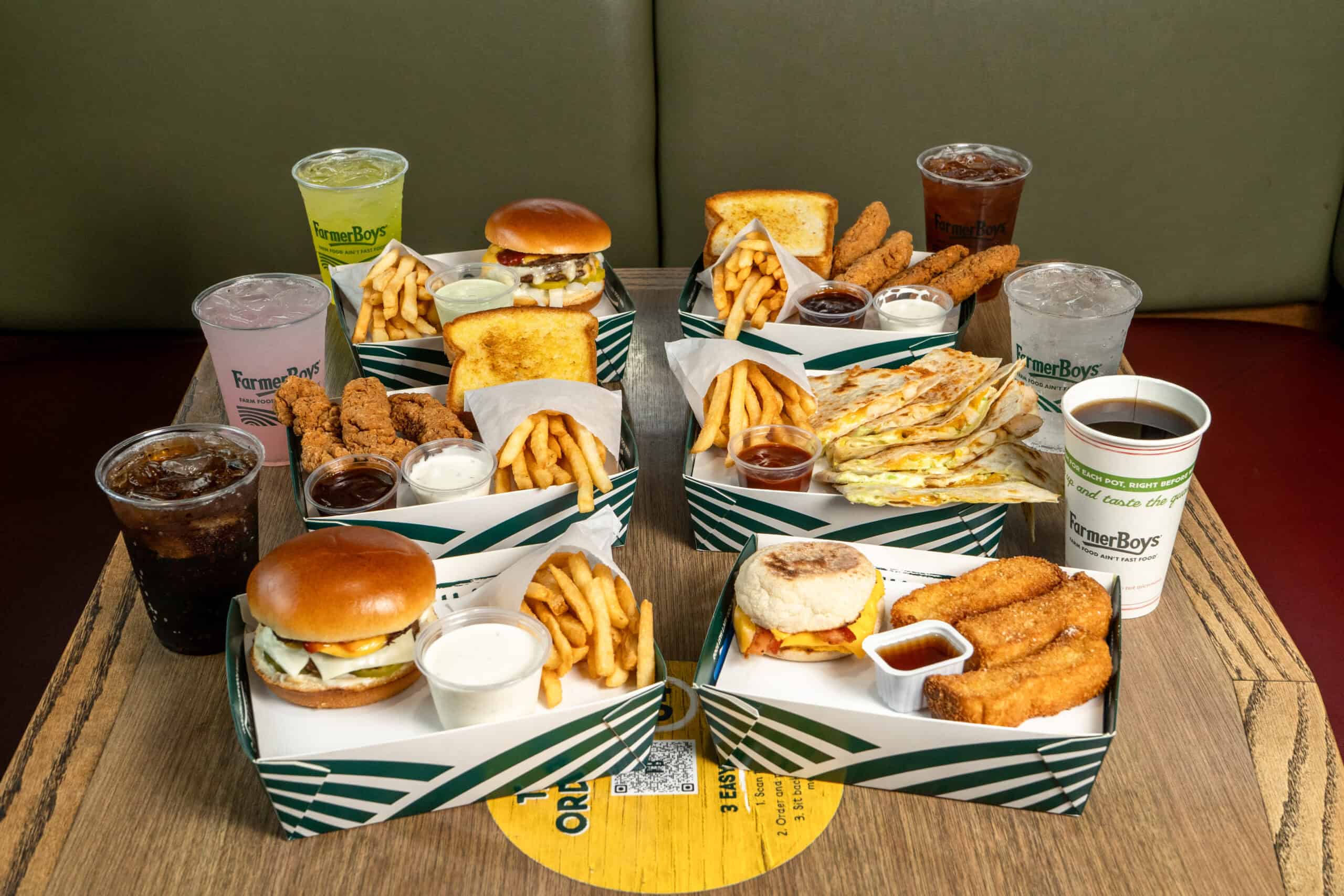 Farmer Boys Refreshed Menu Dipping boxes