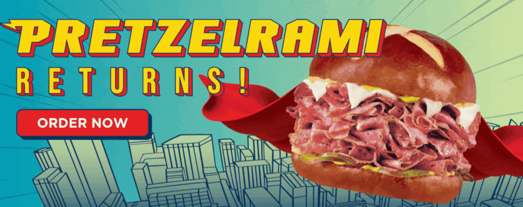 TOGO's Sandwich Pretzelrami Sandwich Returns