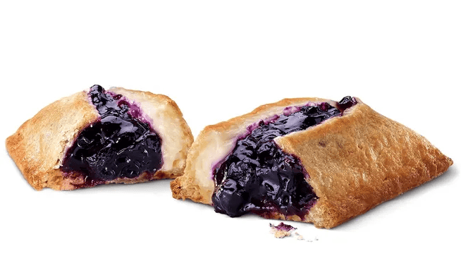 McDonalds Blueberry and Creme Pie