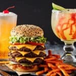 Red Robin Mega Monster Burger