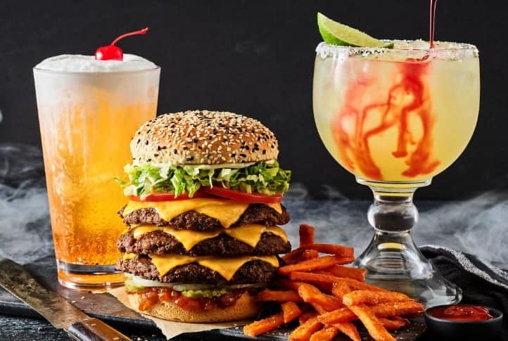 Red Robin Mega Monster Burger