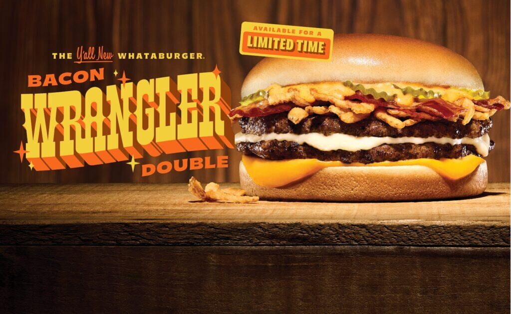 Whataburger Bacon Wrangler Double